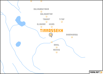 map of Timmassekh