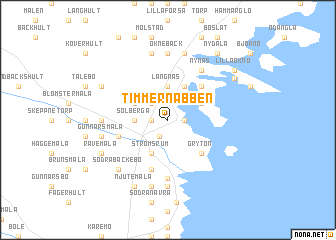 map of Timmernabben