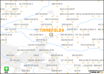 map of Timmersloh