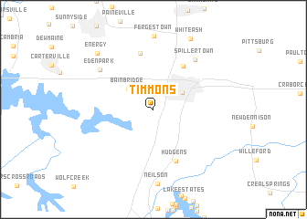 map of Timmons