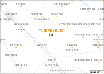 map of Timofeyevka