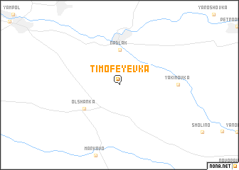 map of Timofeyevka