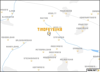 map of Timofeyevka