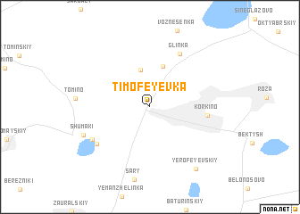 map of Timofeyevka