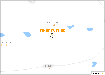 map of Timofeyevka