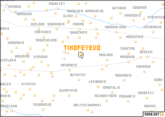 map of Timofeyevo