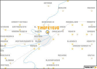 map of Timofeyevo