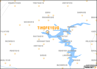 map of Timofeyevo