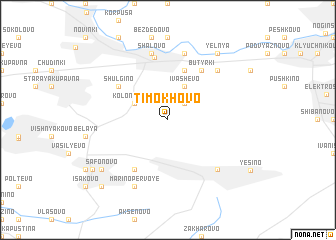 map of Timokhovo