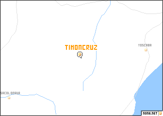 map of Timón Cruz