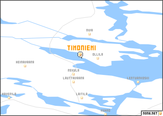 map of Timoniemi