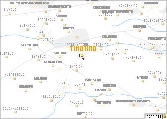 map of Timonino