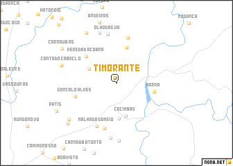 map of Timorante