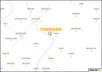 map of Timorossié