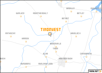 map of Timor West