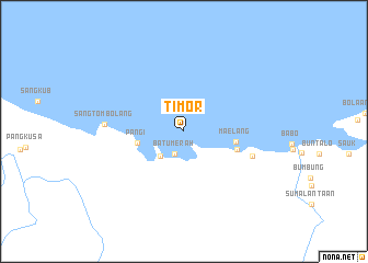 map of Timor