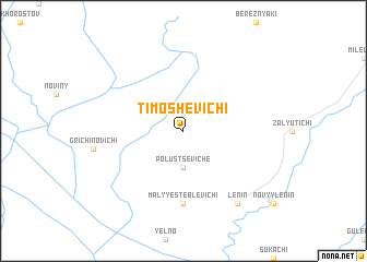 map of Timoshevichi