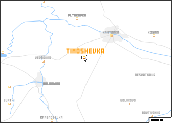 map of Timoshëvka