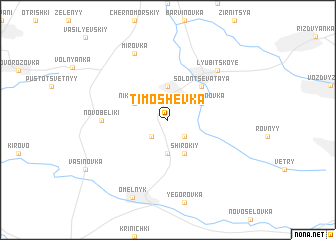 map of Timoshëvka