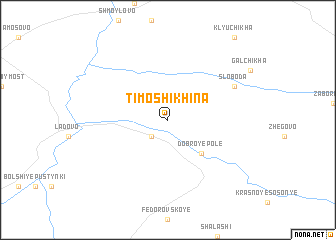map of Timoshikhina
