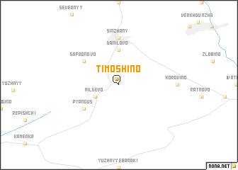 map of Timoshino