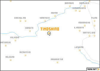 map of Timoshino