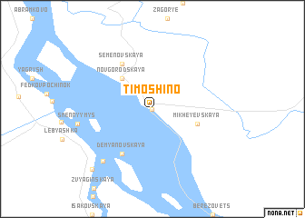 map of Timoshino