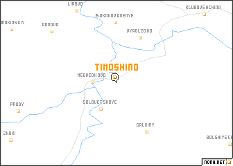 map of Timoshino