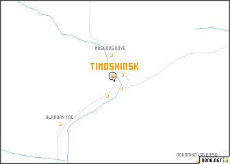 map of Timoshinsk