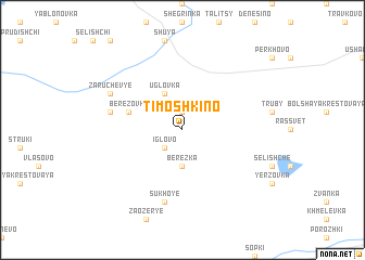 map of Timoshkino