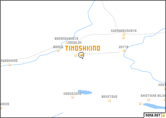 map of Timoshkino