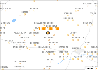 map of Timoshkino