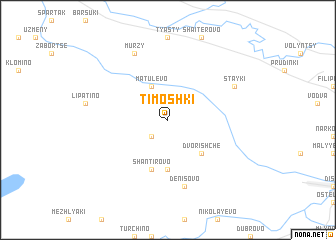 map of Timoshki