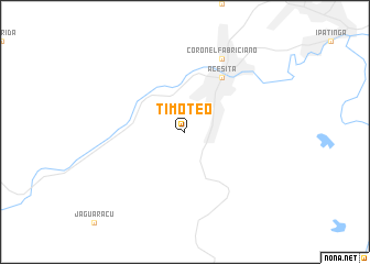 map of Timóteo