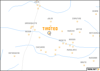 map of Timóteo