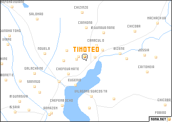 map of Timôteo