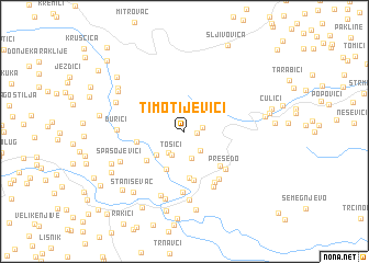 map of Timotijevići