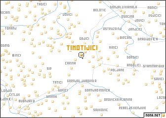 map of Timotijići
