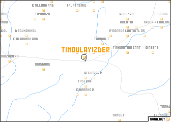 map of Timoulay Izder