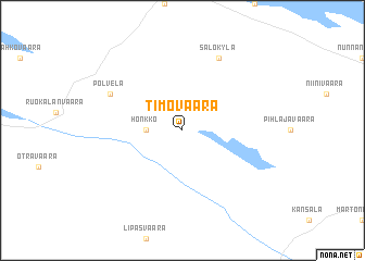 map of Timovaara