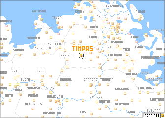 map of Timpas