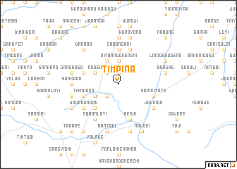 map of Timpina