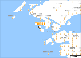map of Timret