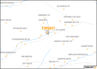 map of Timskiy