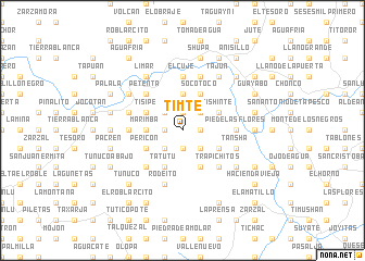 map of Timté