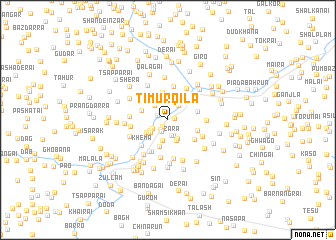 map of Tīmūr Qila