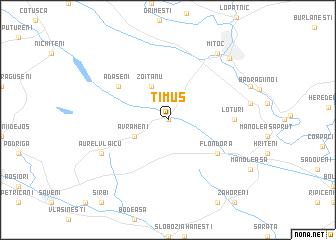 map of Timuş