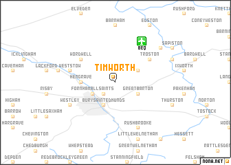 map of Timworth