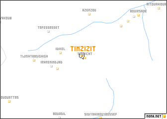 map of Timzizit