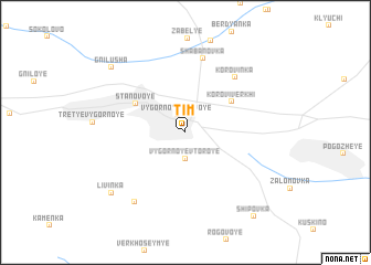 map of Tim